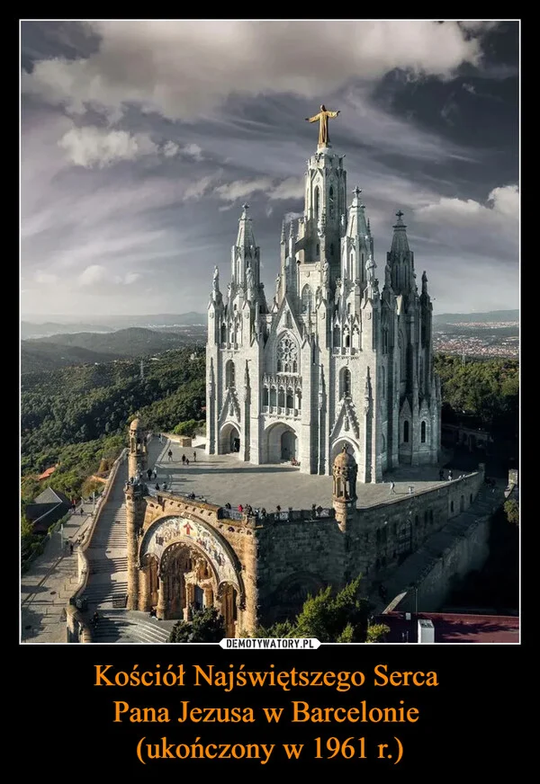 
    Kościół Najświętszego Serca Pana Jezusa w Barcelonie (ukończony w 1961 r.)