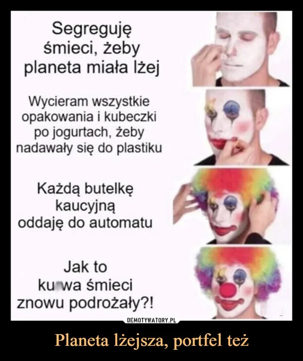 
    Planeta lżejsza, portfel też