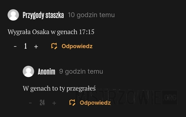 
    Przegrana w genach