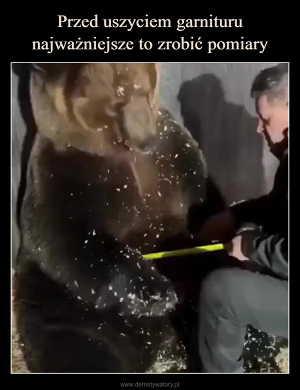 Przed uszyciem garnituru najważniejsze to zrobić pomiary