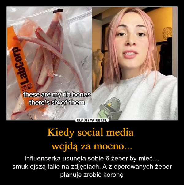 
    Kiedy social media 
wejdą za mocno...