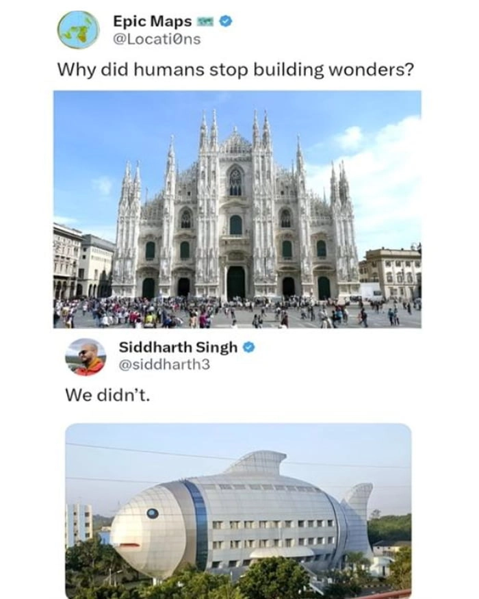 
    Still building wonders, just different kinds