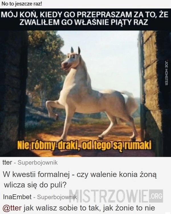 
    No to jeszcze raz!