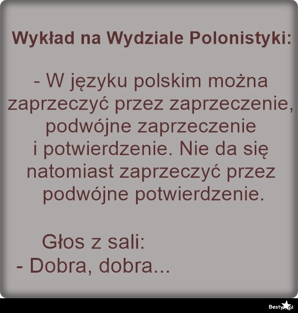 
    Wykład na Wydziale Polonistyki 