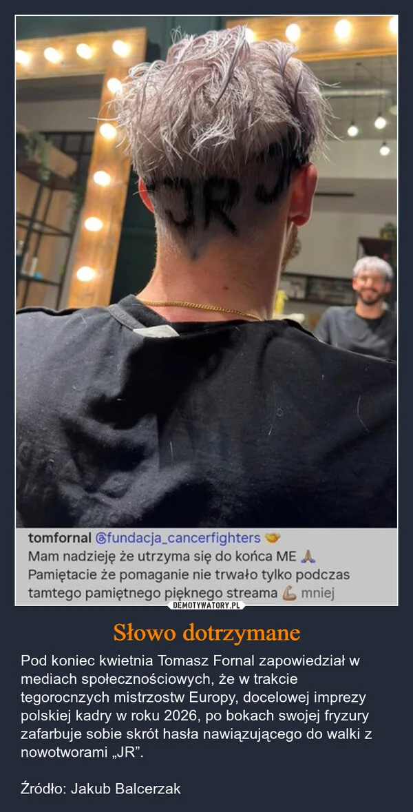
    Słowo dotrzymane
