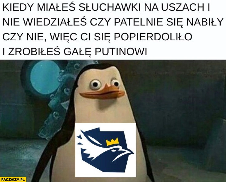 
    Berkowicz konfederacja kiedy miałeś słuchawki na uszach i nie wiedziałeś czy patelnie się nabiły czy nie wiec zrobiłeś gale putinowi