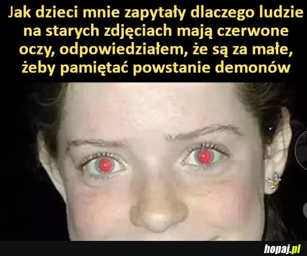 
    Czerwone oczy na zdjęciach