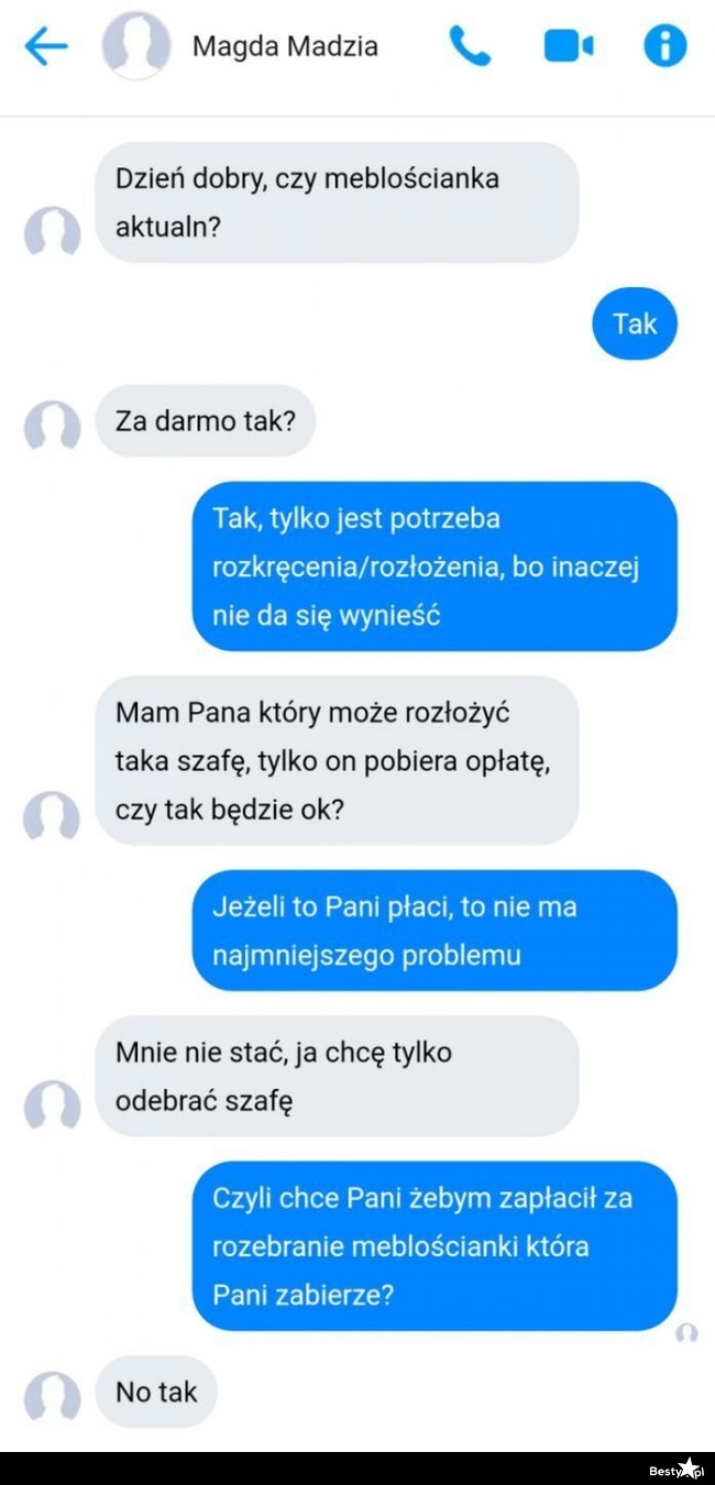 
    Meblościanka za darmo 