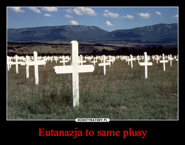 
    Eutanazja to same plusy