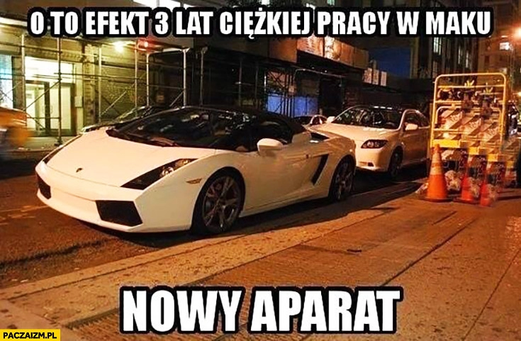 
    Oto efekt 3 lat ciężkiej pracy w Macu nowy aparat