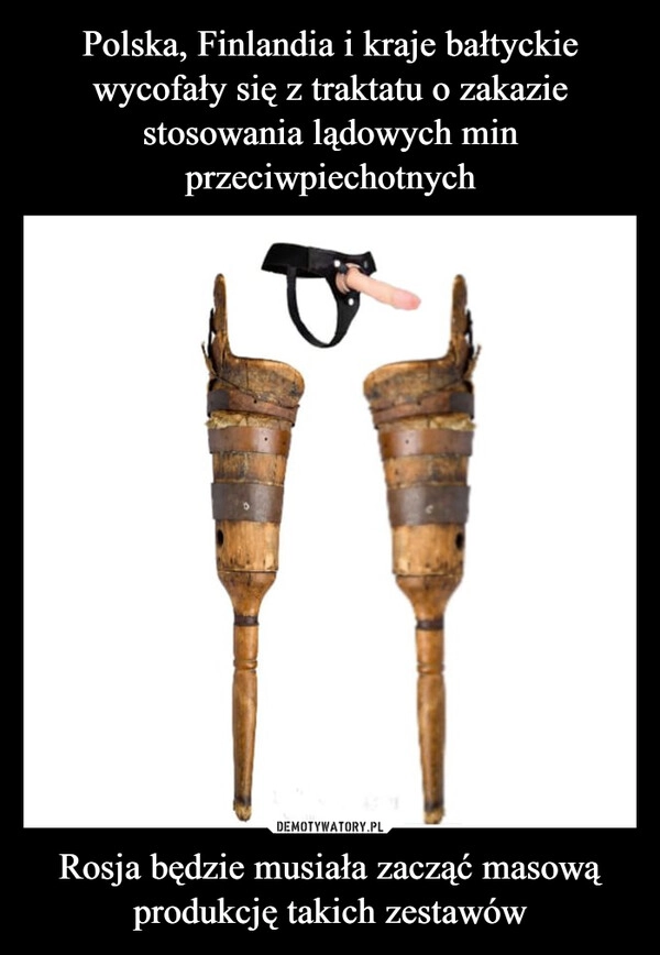 
    Polska, Finlandia i kraje bałtyckie wycofały się z traktatu o zakazie stosowania lądowych min przeciwpiechotnych Rosja będzie musiała zacząć masową produkcję takich zestawów