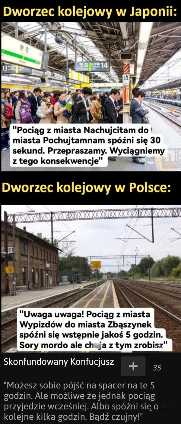 
    Opóźnienia pociągów