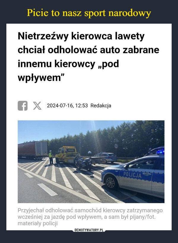 
    Picie to nasz sport narodowy