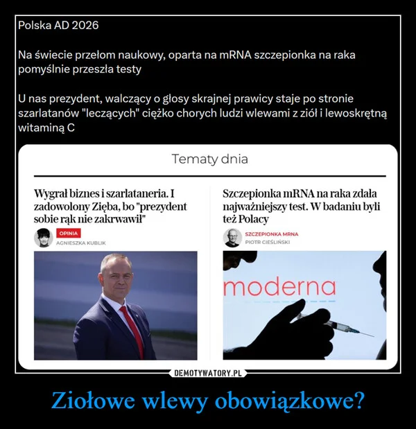 
    Ziołowe wlewy obowiązkowe?