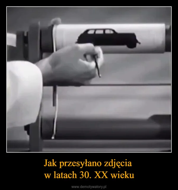 
    Jak przesyłano zdjęcia w latach 30. XX wieku