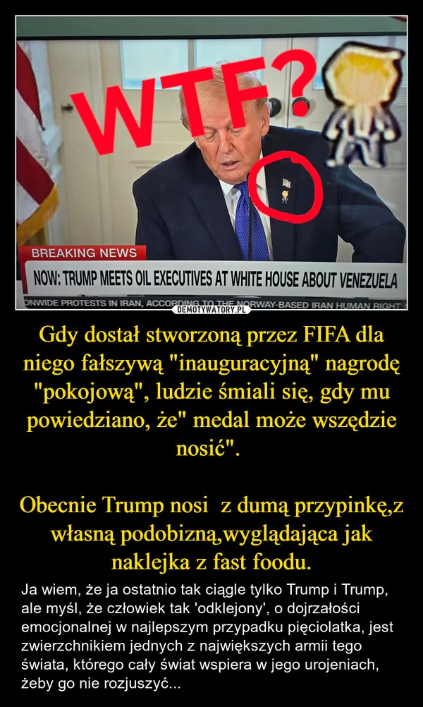 
    Gdy dostał stworzoną przez FIFA dla niego fałszywą 