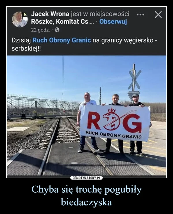 
    Chyba się trochę pogubiły biedaczyska