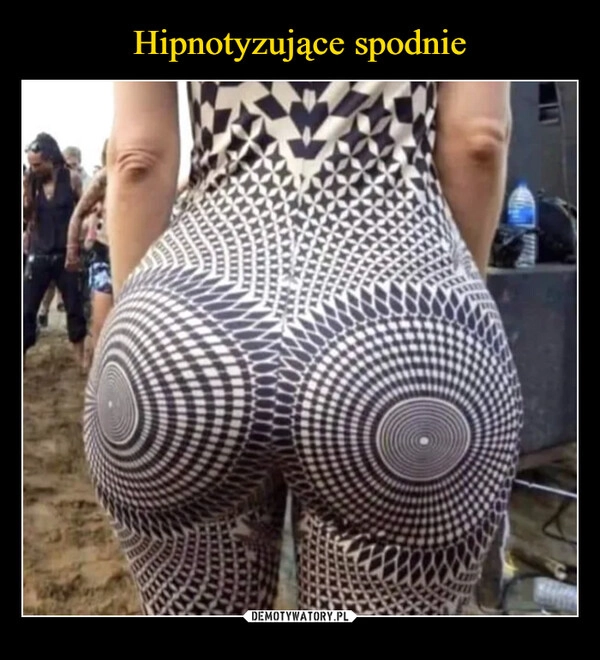 
    Hipnotyzujące spodnie