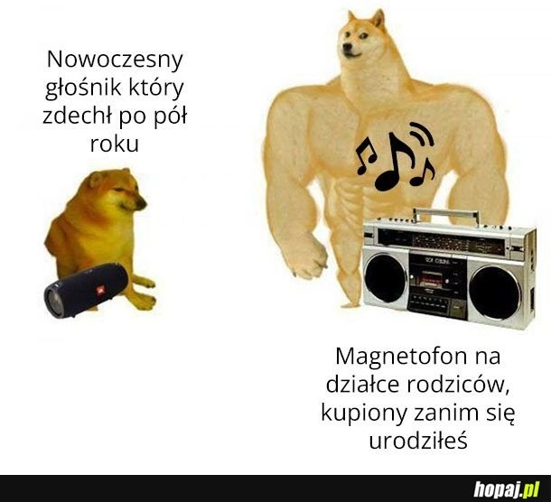 
    Kiedyś to były sprzęty