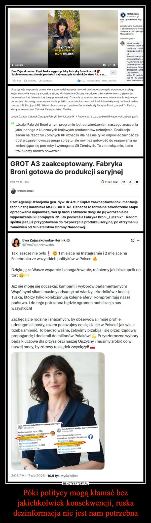 Póki politycy mogą kłamać bez jakichkolwiek konsekwencji, ruska dezinformacja nie jest nam potrzebna