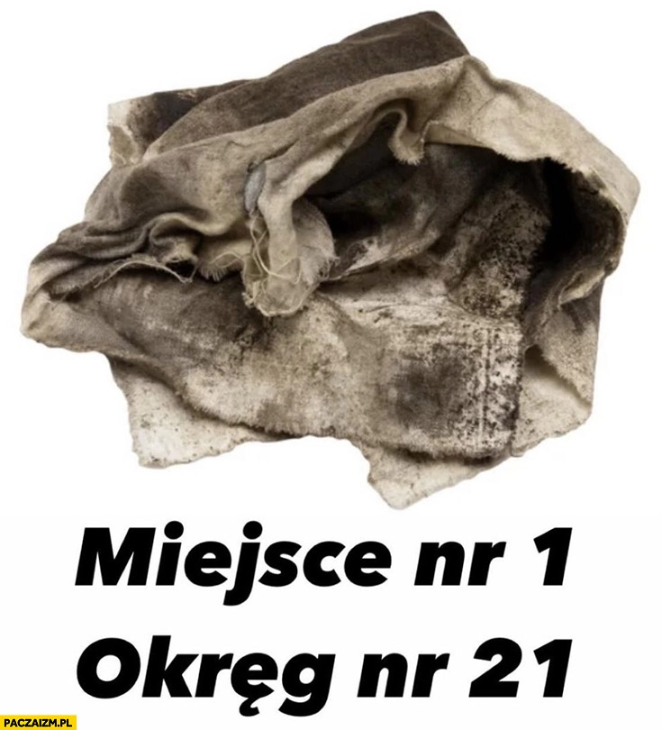 
    Kukiz szmata miejsce nr 1 okręg nr 21