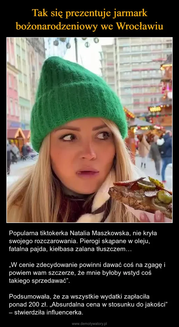 
    Tak się prezentuje jarmark bożonarodzeniowy we Wrocławiu