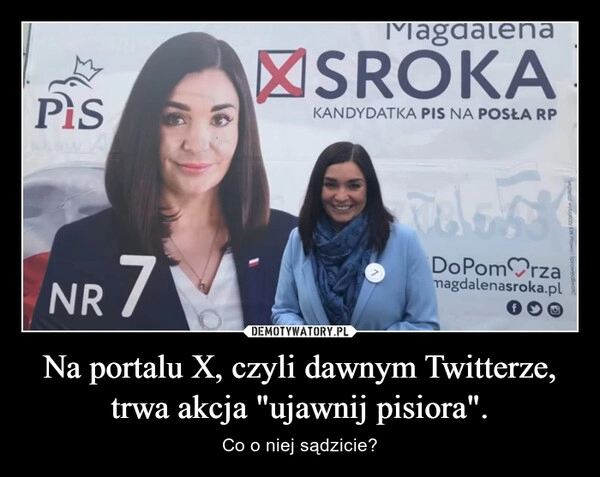 
    Na portalu X, czyli dawnym Twitterze, trwa akcja "ujawnij pisiora".