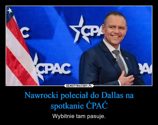 
    Nawrocki poleciał do Dallas na spotkanie ĆPAĆ