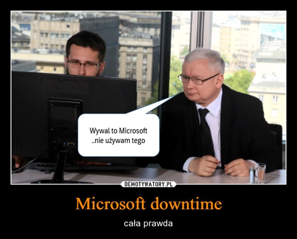 
    Microsoft downtime