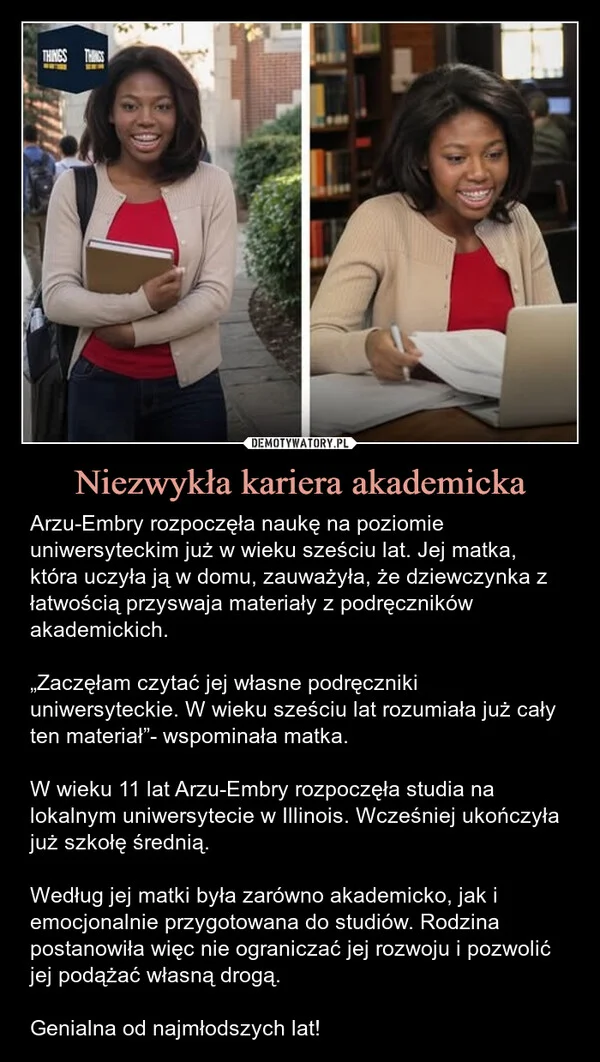 
    Niezwykła kariera akademicka