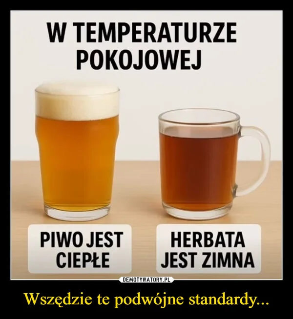 
    Wszędzie te podwójne standardy...