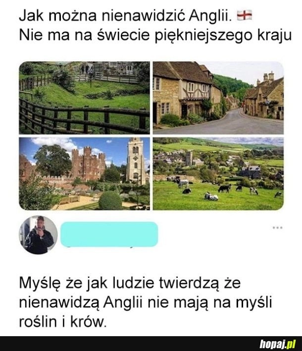 
    Jak można nienawidzić Anglii