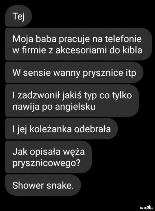 
    Rozmowa po angielsku 