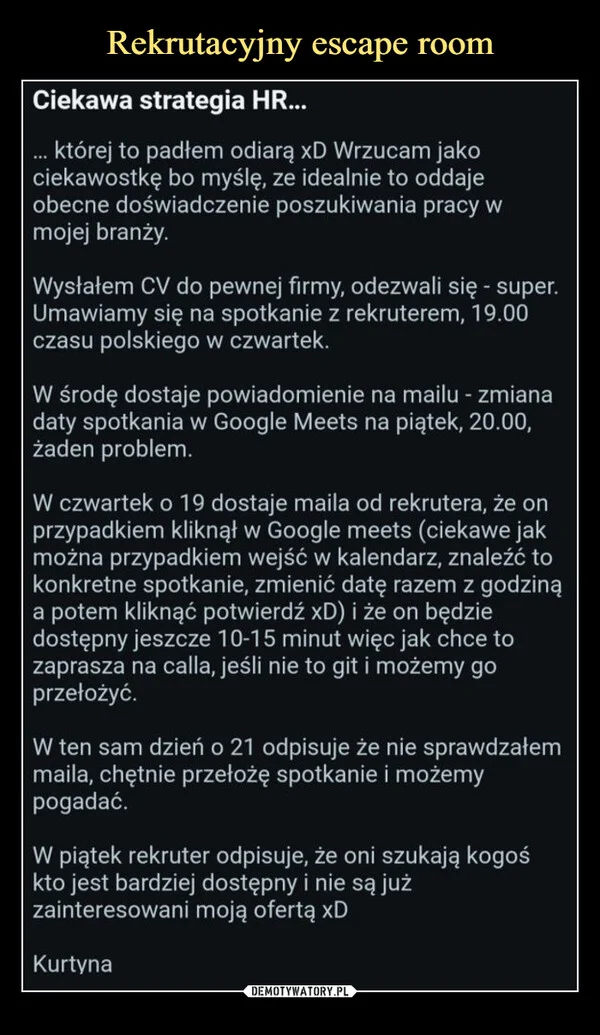 
    Rekrutacyjny escape room
