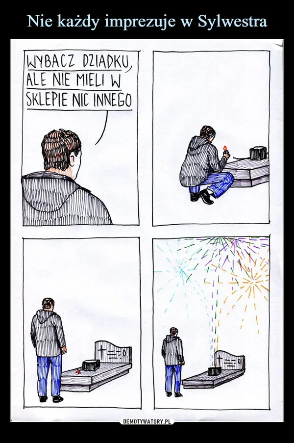 
    Nie każdy imprezuje w Sylwestra