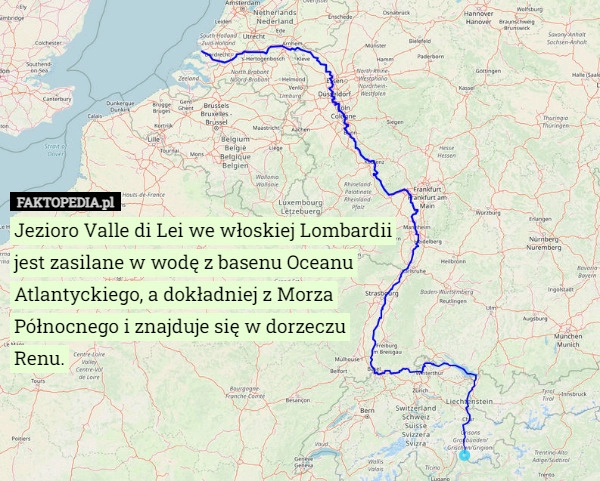 
    
			Jezioro Valle di Lei we włoskiej Lombardii jest zasilane w wodę z basenu					