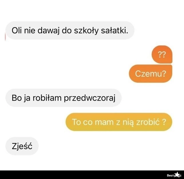 
    Zalecenia od żony 