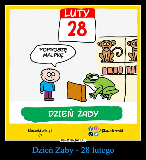 
    Dzień Żaby - 28 lutego