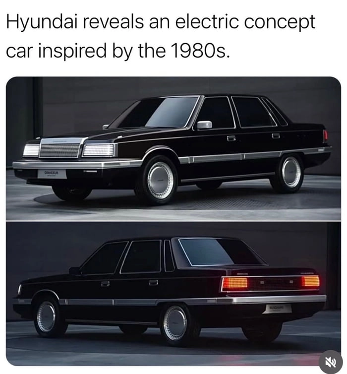 
    The Hyundai looks more like a Chrysler Imperial