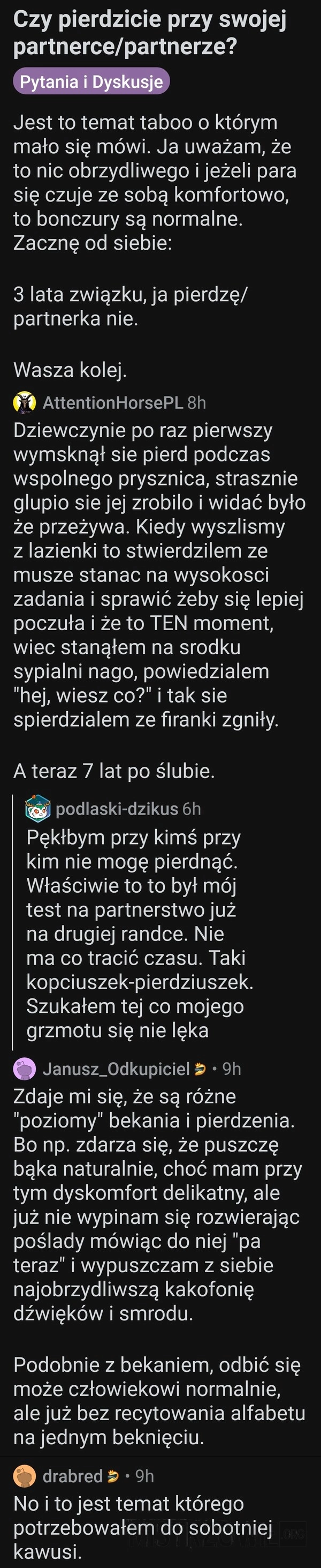 
    Czy pierdzicie...