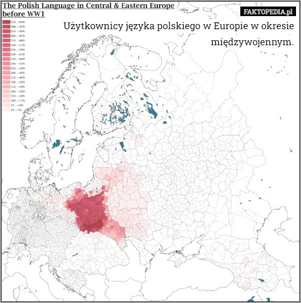 
    Użytkownicy języka polskiego w Europie w okresie międzywojennym.