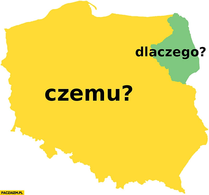 
    W całej Polsce czemu? Na Podlasiu dlaczego? Mapa polski