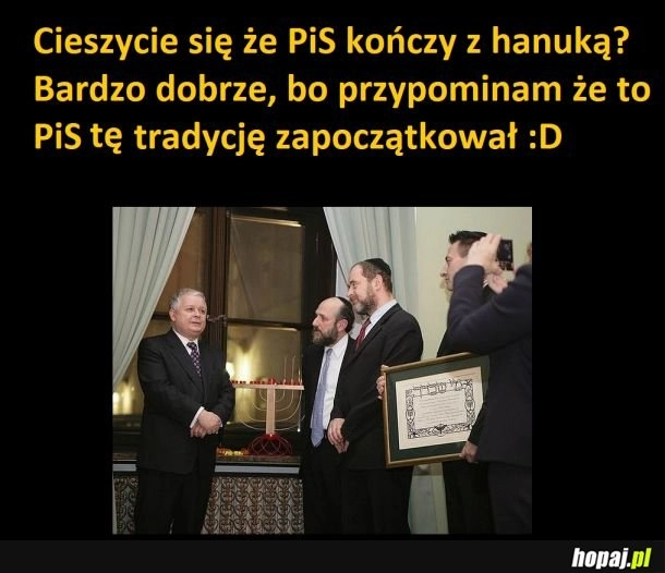 
    Po prostu PiS kończy co PiS zaczął :D