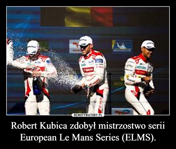 
    Robert Kubica zdobył mistrzostwo serii European Le Mans Series (ELMS).