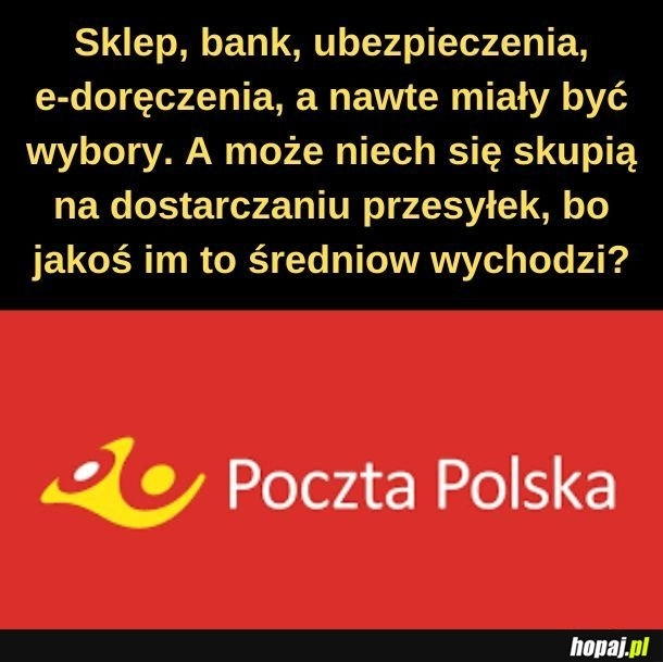 
    Dzięki, że zgubiliście moją paczkę.