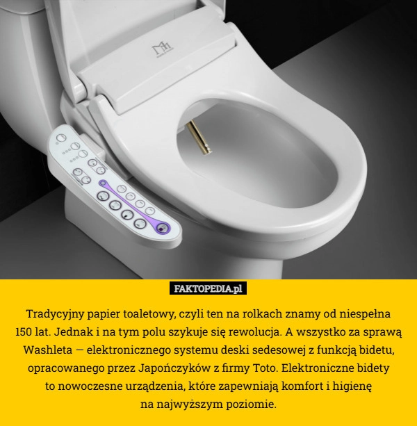 
    Tradycyjny papier toaletowy, czyli ten na rolkach znamy od niespełna
 150