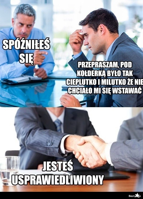 
    Spóźnienie do pracy 