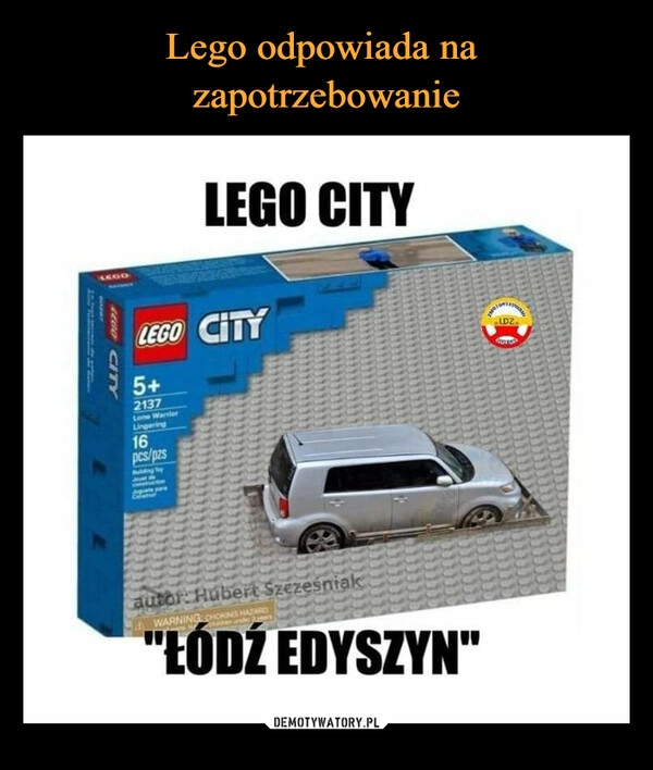 
    Lego odpowiada na 
zapotrzebowanie