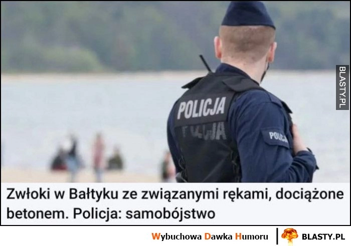 
    Zwłoki w Bałtyku ze związanymi rękami, dociążone betonem, policja: samobójstwo