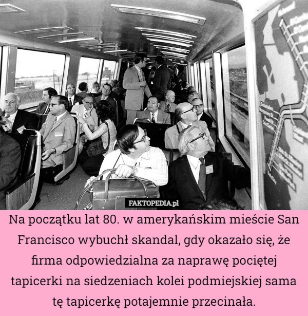 
    Na początku lat 80. w amerykańskim mieście San Francisco wybuchł skandal,